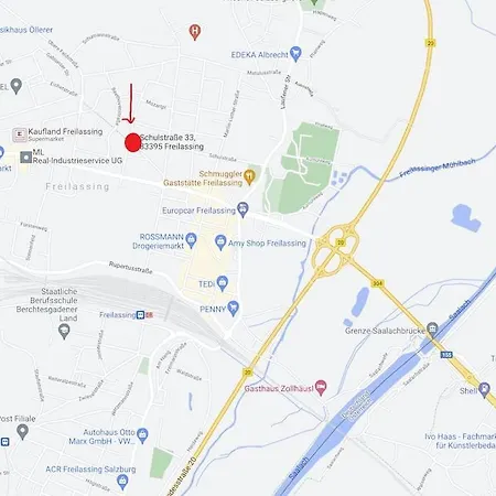 Appartamento Og2 L - Wunderschoene 70m2 2-zimmer Naehe Salzburg Freilassing